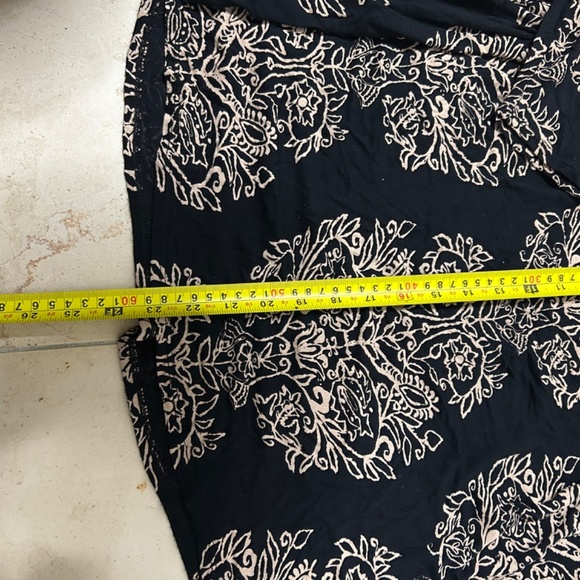 Lucky Brand 2XL/2G Boho Paisley  Flowy 3/4 Length Sleeve lightweight Blouse - Picture 6 of 12